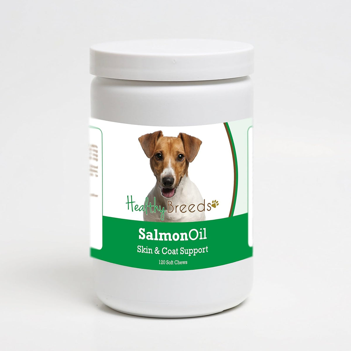 Healthy Breeds Jack Russell Terrier Salmon Oil Soft Chews 120 Count - görsel 1