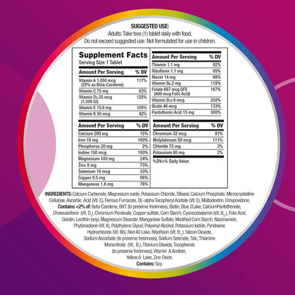 Centrum Women's Multivitamin with Iron, Vitamin D3, B Vitamins and Antioxidants – 120 Tablets