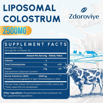 Zdoroviye Liposomal Bovine Colostrum Powder – Image 2