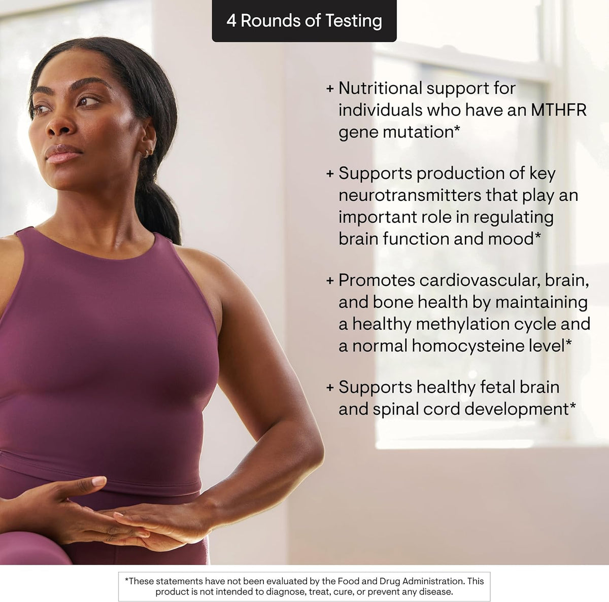 Thorne 5-MTHF - Methylfolate (Active B9 Folate) - 5 mg, 60 Capsules - görsel 5