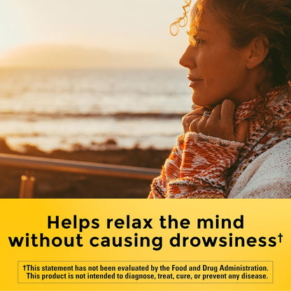 Nature Made Chewable L-Theanine 200mg, 50 Chewable Tablets for Stress Relief