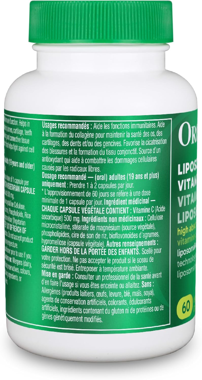 ORGANIKA Liposomal Vitamin C, 60 Capsules - görsel 7