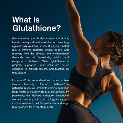Immunocal Glutathione Precursor – Supports Natural Glutathione Production – Immune & Antioxidant Support – Sugar-Free, Lactose-Free – 30 Servings