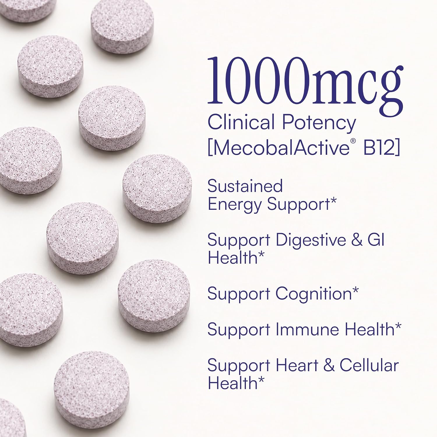 Purity Products Blueberry Probiotic B12 Energy Melt - Organic Blueberries, Methylcobalamin B12, 30 Melts - görsel 8