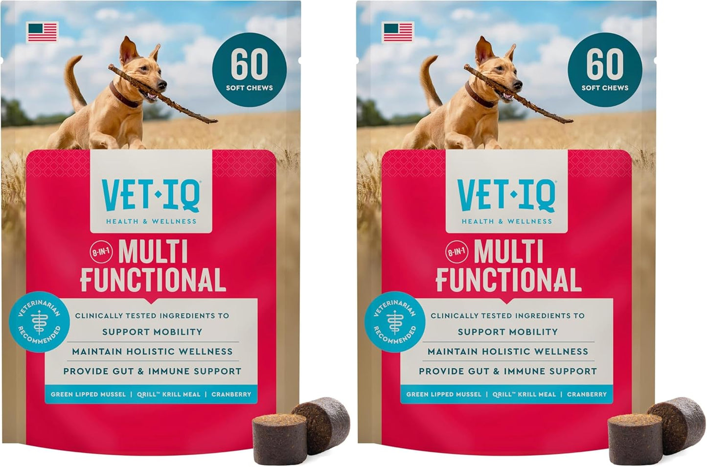 VetIQ 8-in-One Multifunctional Supplement for Dogs – 60 Soft Chews - görsel 10