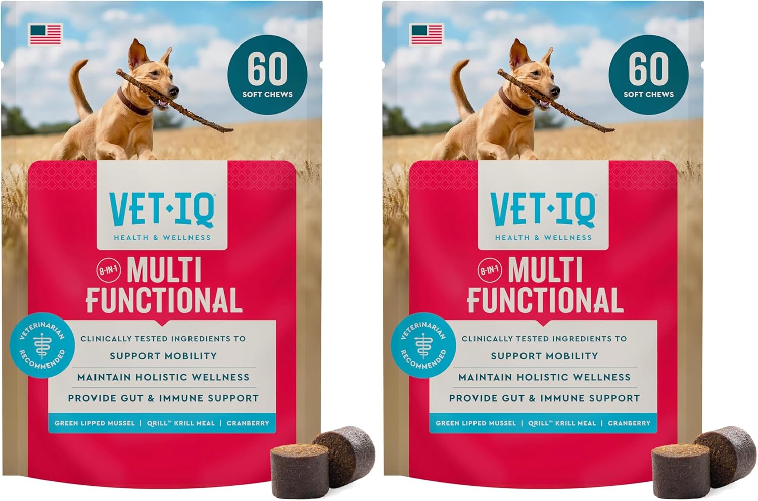 VetIQ 8-in-One Multifunctional Supplement for Dogs – 60 Soft Chews - görsel 10