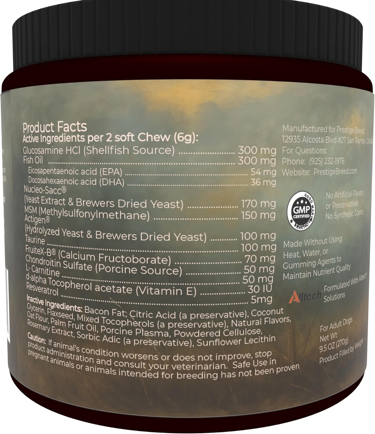 Boston Terrier Multivitamins, 90 Chews, Made in the USA with Real Bacon - görsel 2