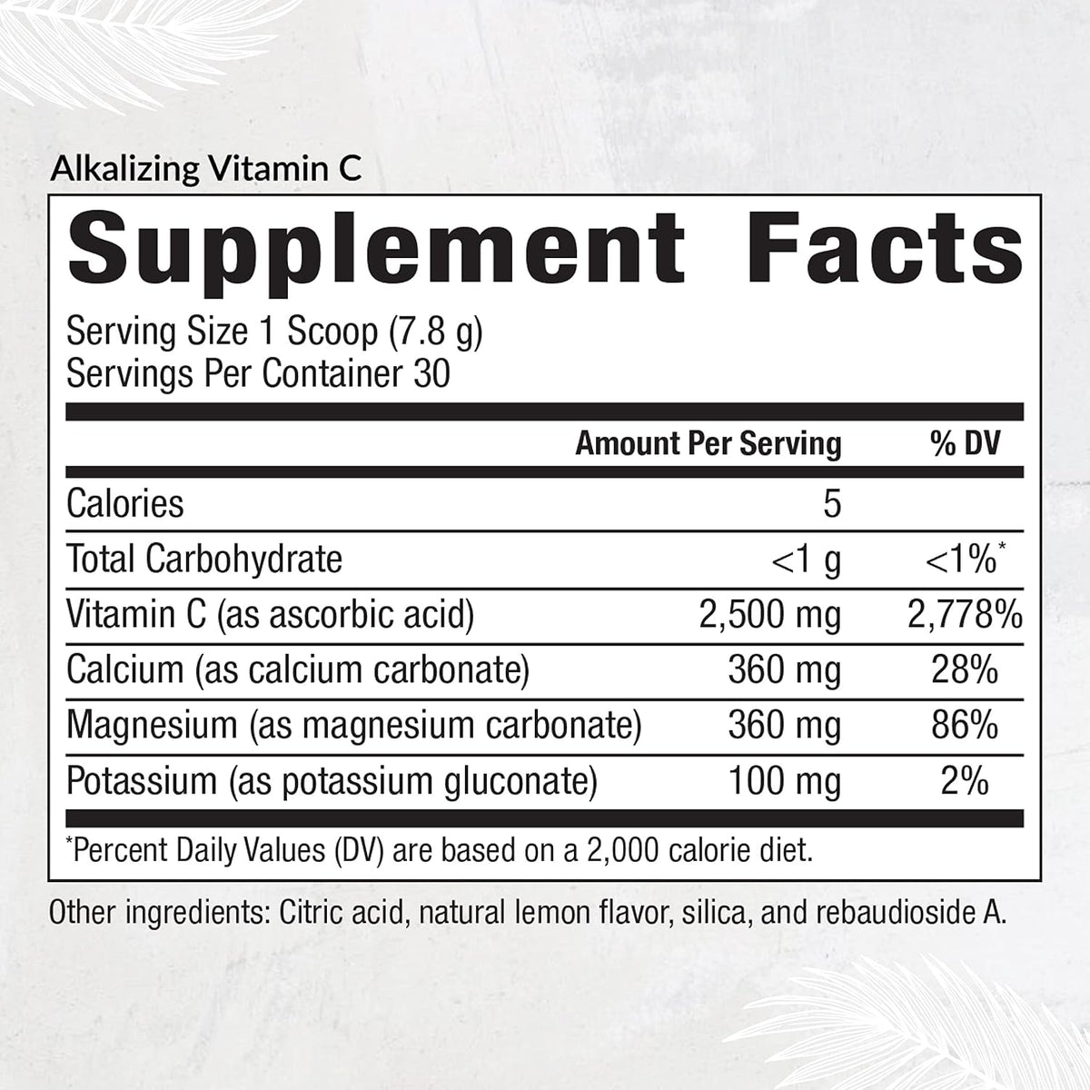 Equilife Alkalising Vitamin C Powder – Lemon Splash – 2500 mg per Serving - görsel 2