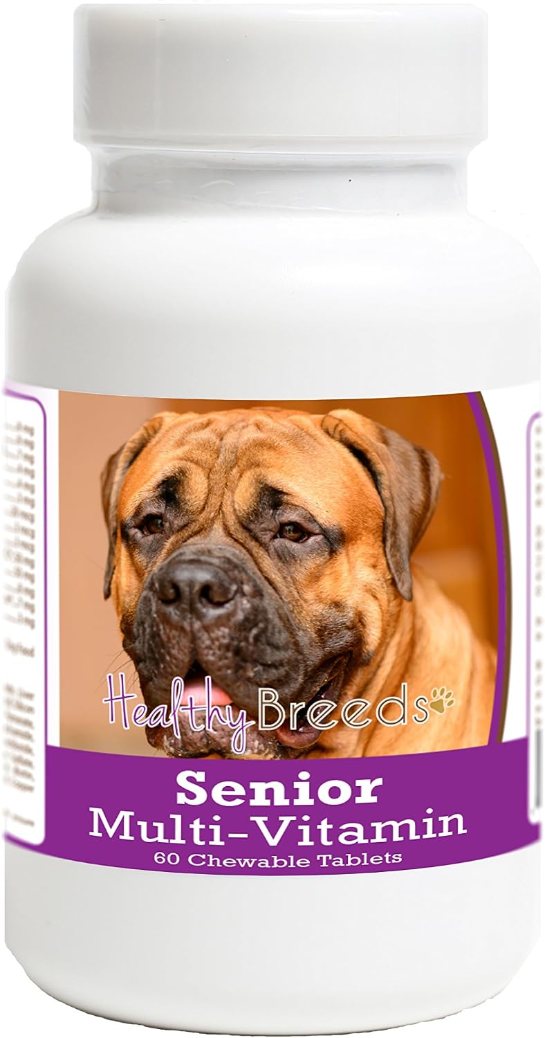 Healthy Breeds Bullmastiff Senior Dog Multivitamin Tablets 60 Count - görsel 1