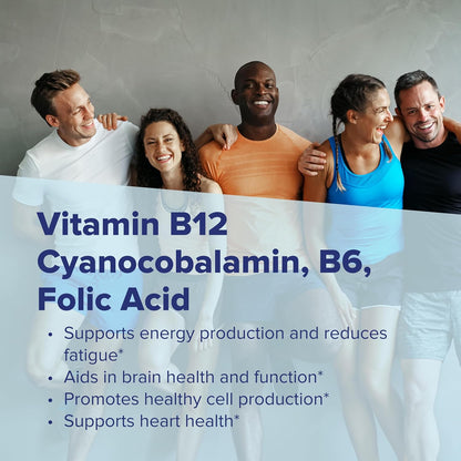 Superior Source No Shot Vitamin B-12 10000mcg with B-6 and Folic Acid, 60 Sublingual Tablets