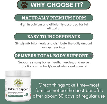 Wholistic Pet Organics Pure Powder Calcium – Veterinary Guidance: Always consult your veterinarian before adding – Image 5