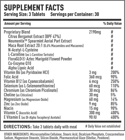 Whitney Johns Citrus Bergamot for Women, 1200mg, 90 Tablets