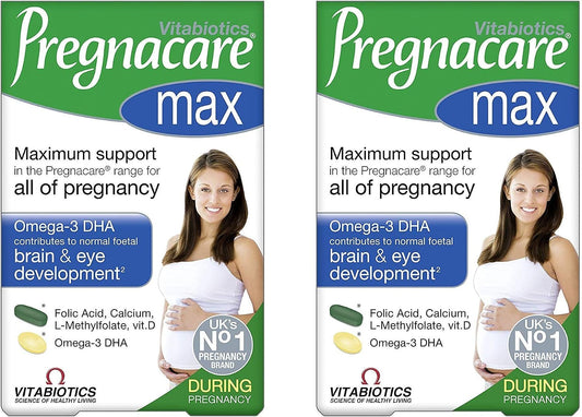 Pregnacare Max - Prenatal Vitamins with DHA, Tablets & Capsules (Pack of 2)