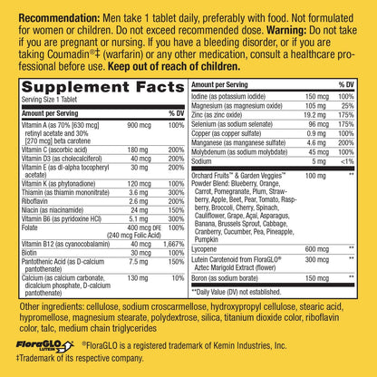 Nature's Way Alive! Men's 50+ Complete Multivitamin, High Potency B Vitamins, 50 Tablets