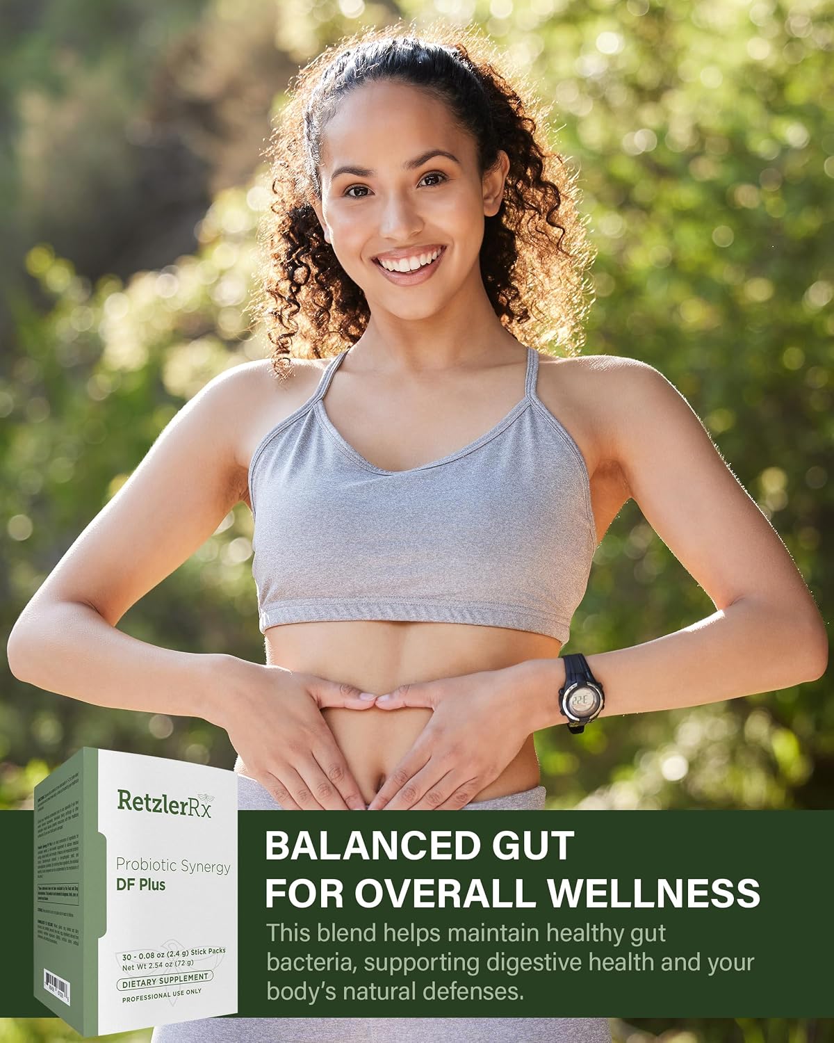 HormoneSynergy Probiotic Synergy DF Plus - 30 Billion CFU with Saccharomyces boulardii and Arabinogalactan - 30 Stick Packs - görsel 4