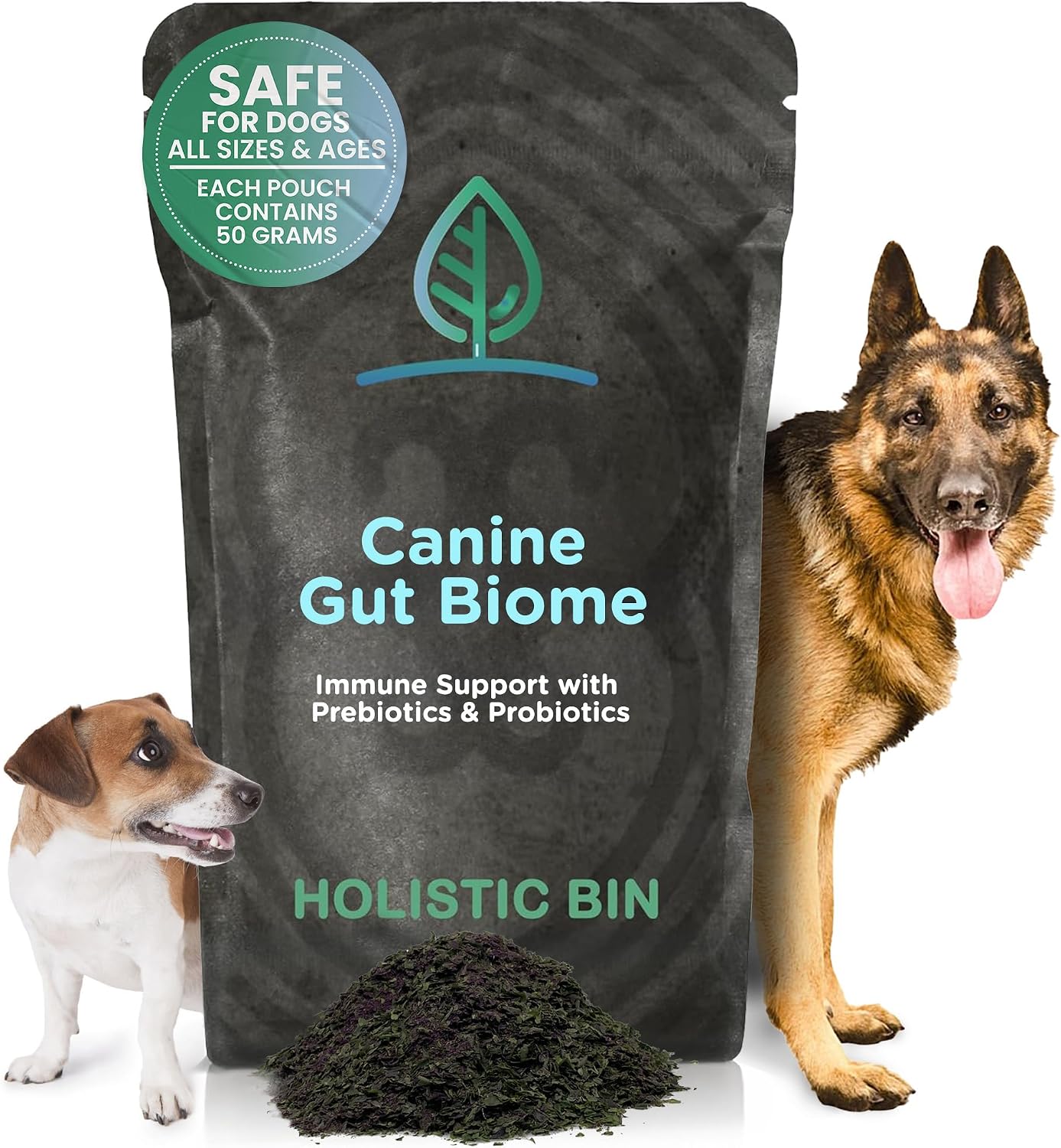Canine Fermented Farmer's Blend | Nutrient-Rich Dog Food Topper | Plant-Based Supplement for Gut Flora | Pumpkin, Spinach, Fruit and Vegetable Powder Mix (50g) - görsel 8