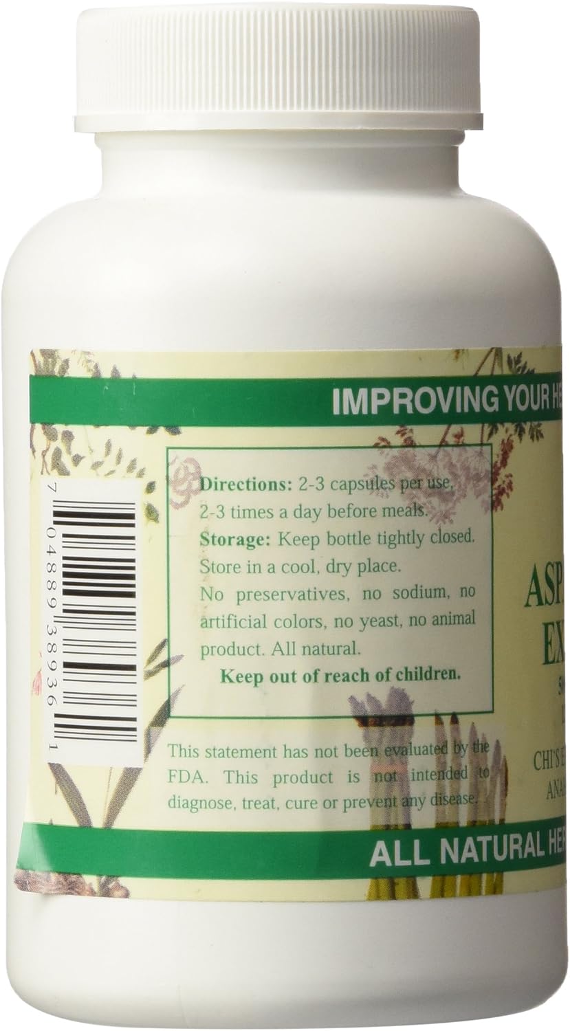Asparagus Extract 120 Capsules - görsel 3
