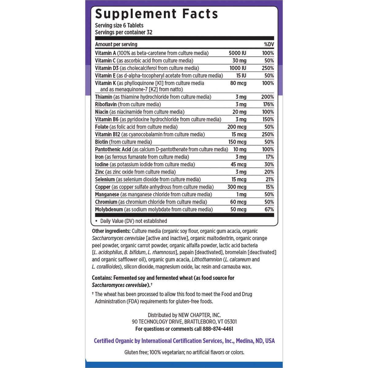 New Chapter Tiny Tabs Multivitamin, 192 tablets - görsel 2