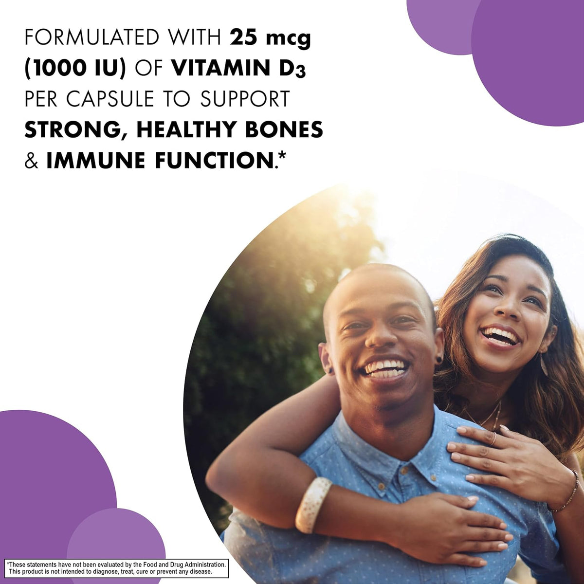Bluebonnet Vitamin D3 1000 IU – 180 Vegetarian Capsules – Bone & Immune Support - görsel 5