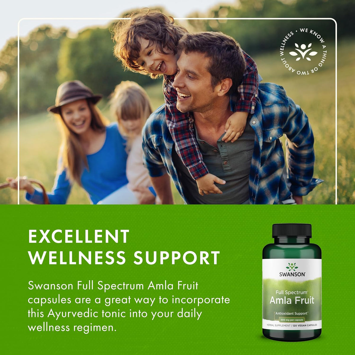 Swanson Full Spectrum Amla Fruit (Indian Gooseberry) 500 mg, 120 Capsules - görsel 6