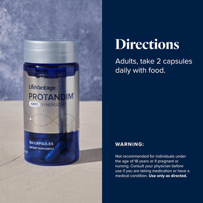 LifeVantage Protandim NRF1 Synergizer – NRF1 Activator for Cellular Health, Energy & Vitality, 60 Capsules