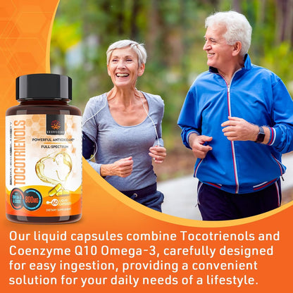 Kroppssund Tocotrienols 800mg Food Supplement – 60 Liquid Capsules