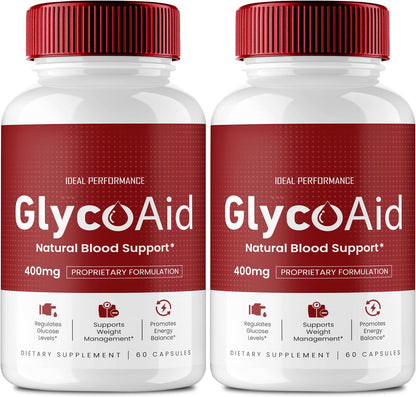 Glyco Aid Capsules Advanced Blood Support Formula (2 Pack)