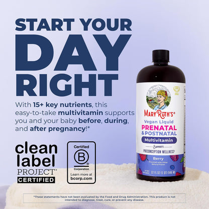 MaryRuth's Prenatal & Postnatal Liquid Multivitamin – 946 ml