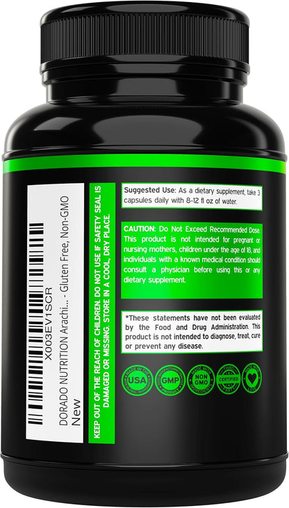 Dorado Nutrition Arachidonic Acid Supplement 1500mg, 150 Capsules