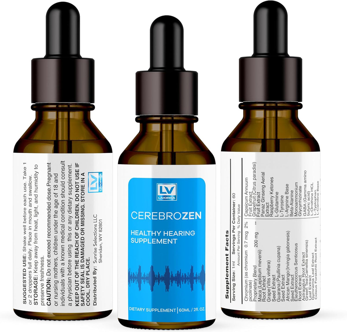 Cerebrozen Ear Drops – Cerebrozen, Cerebrozen 24, Cerebrozen 360 Hearing Support, Cerebrozen Drops, Cerebrozen Liquid, Cerebrozen Drops for Ears (Pack of 1, 60 ml) - görsel 4