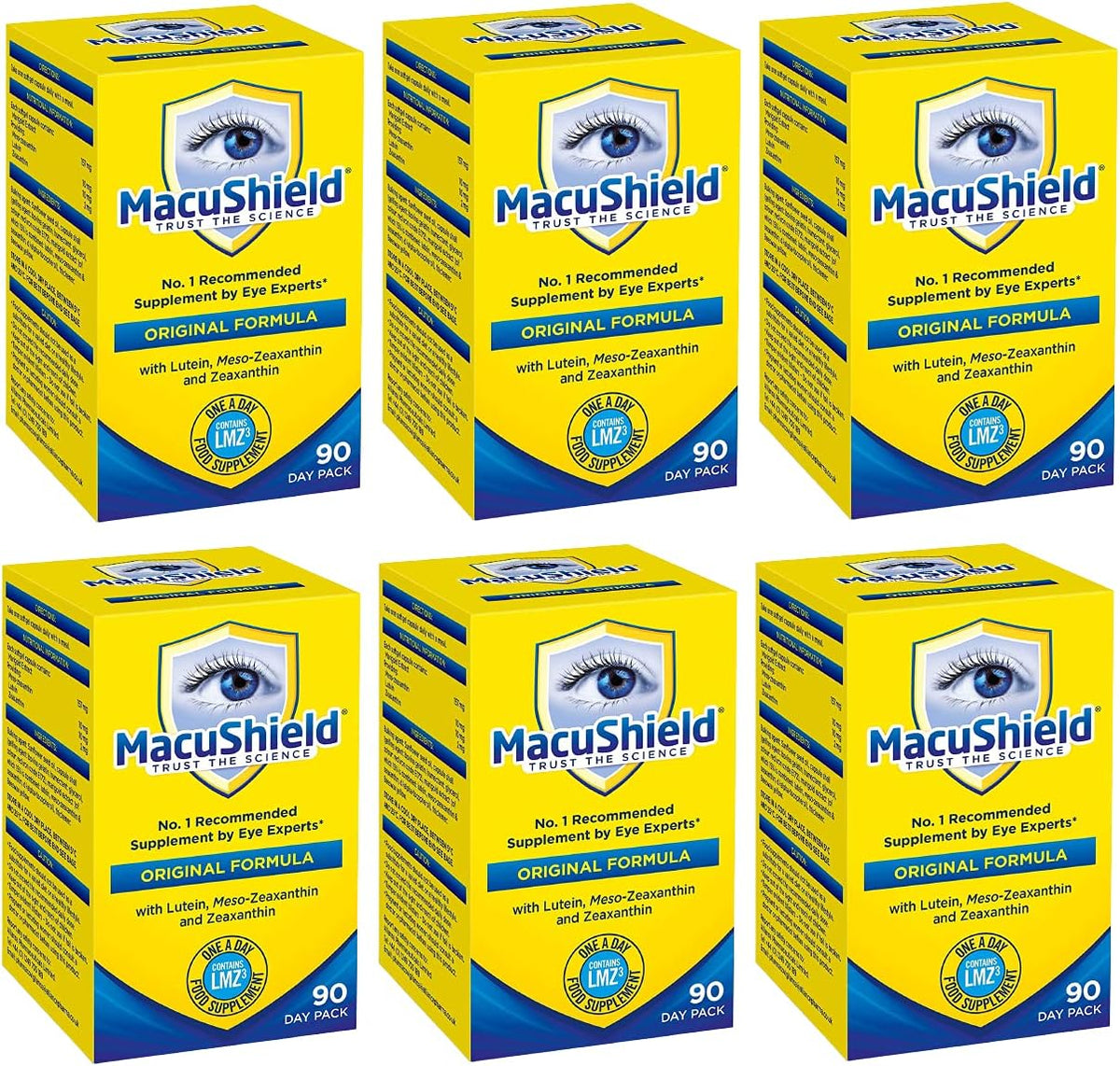 Macushield 90 Capsules (Pack of 6) by Hampton Brands - görsel 1