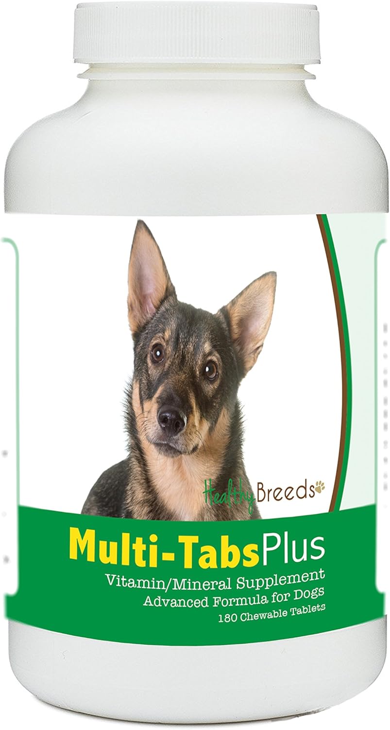 Healthy Breeds Swedish Vallhund Multi-Tabs Plus Chewable Tablets 180 Count - görsel 1