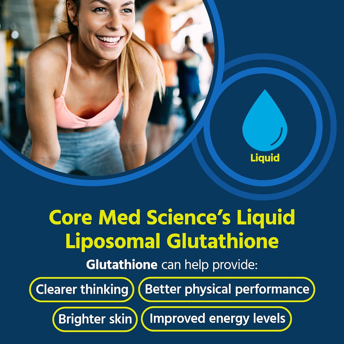 Core Med Science Liposomal Glutathione Supplement - 500mg, 120ml - görsel 2