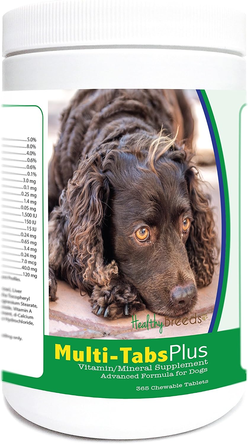 Healthy Breeds American Water Spaniel Multi-Tabs Plus Chewable Tablets 365 Count - görsel 1
