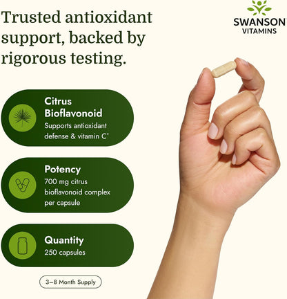 Swanson Full Spectrum Citrus Bioflavonoid Complex - 250 Capsules