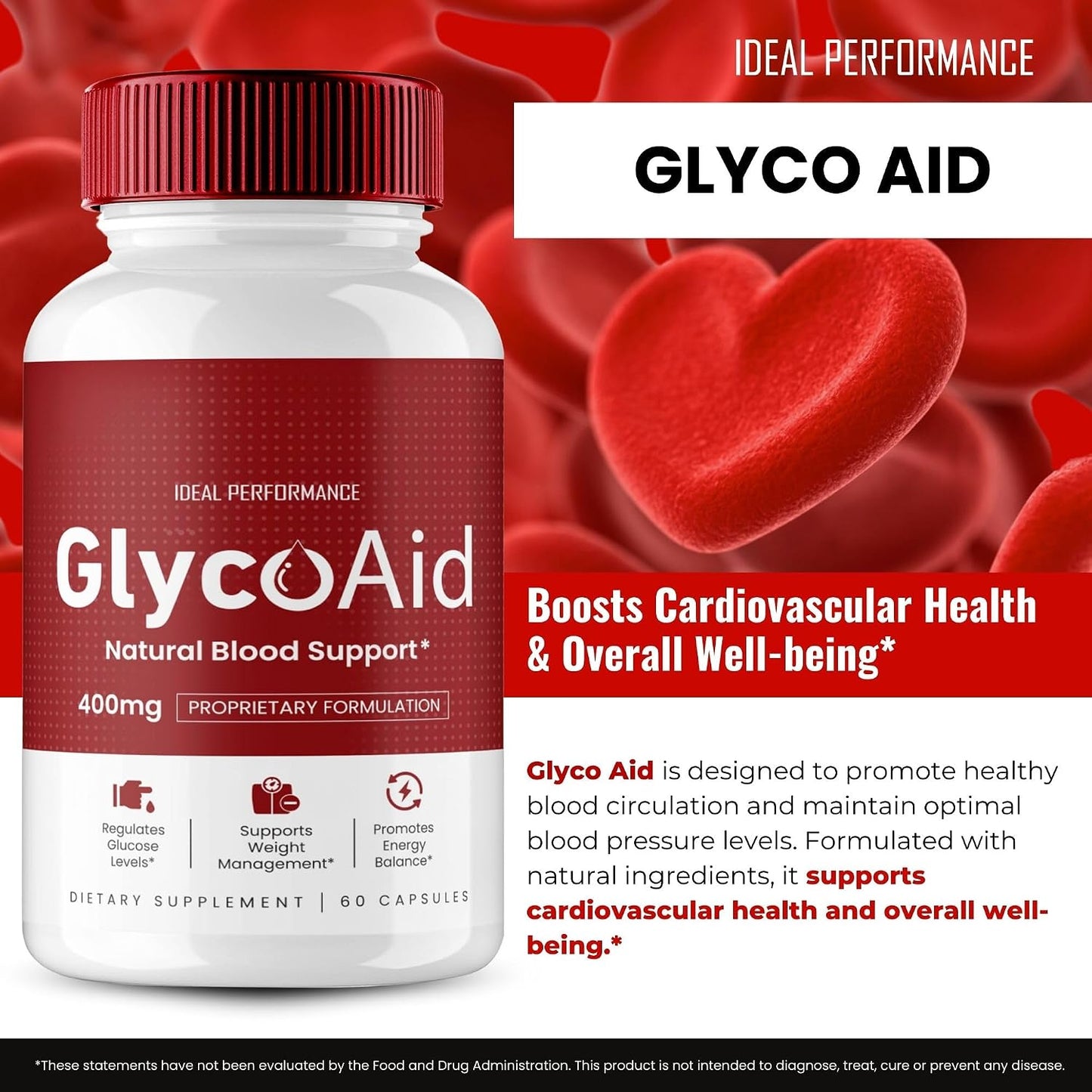 Glyco Aid Capsules Advanced Blood Support Formula (2 Pack) - görsel 4