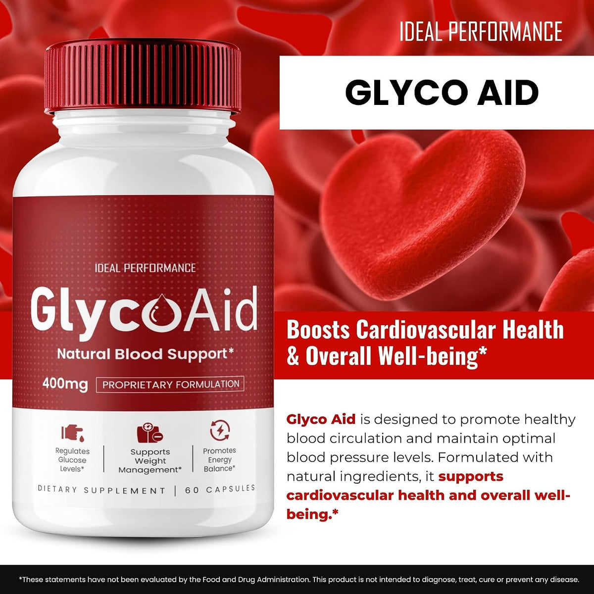 Glyco Aid Capsules Advanced Blood Support Formula (2 Pack) - görsel 4