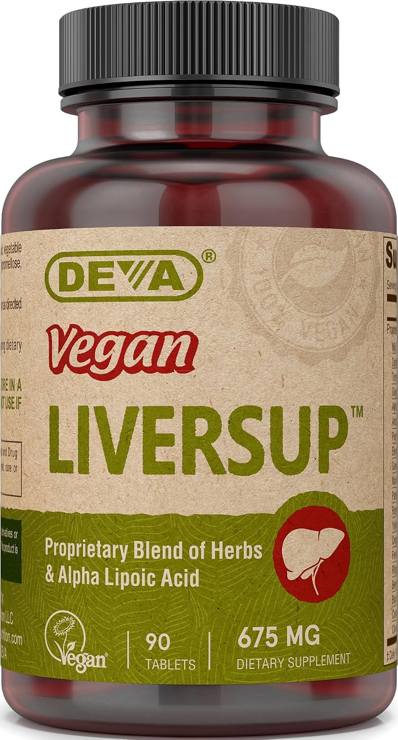 DEVA Nutrition Vegan Liver Support Tablets, 90 Tablets - görsel 1