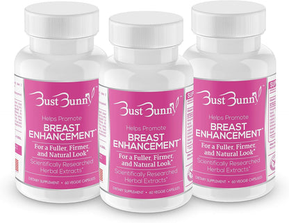 Bust Bunny Bust Enhancement Pills – 6 Month Supply