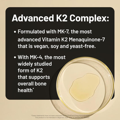 NatureWise Vitamin K2 600mcg Food Supplement with MK-7 and MK-4 - 90 Softgels – Image 7