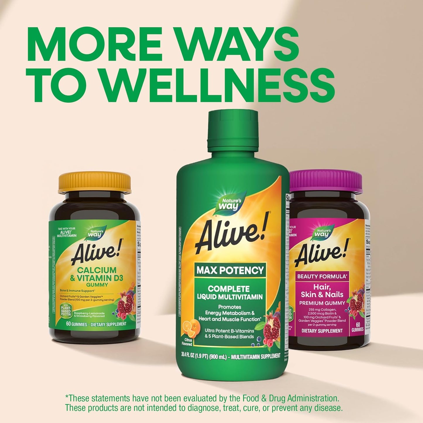 Nature's Way Alive! Max Potency Complete Liquid Multivitamin, 900 ml - görsel 8