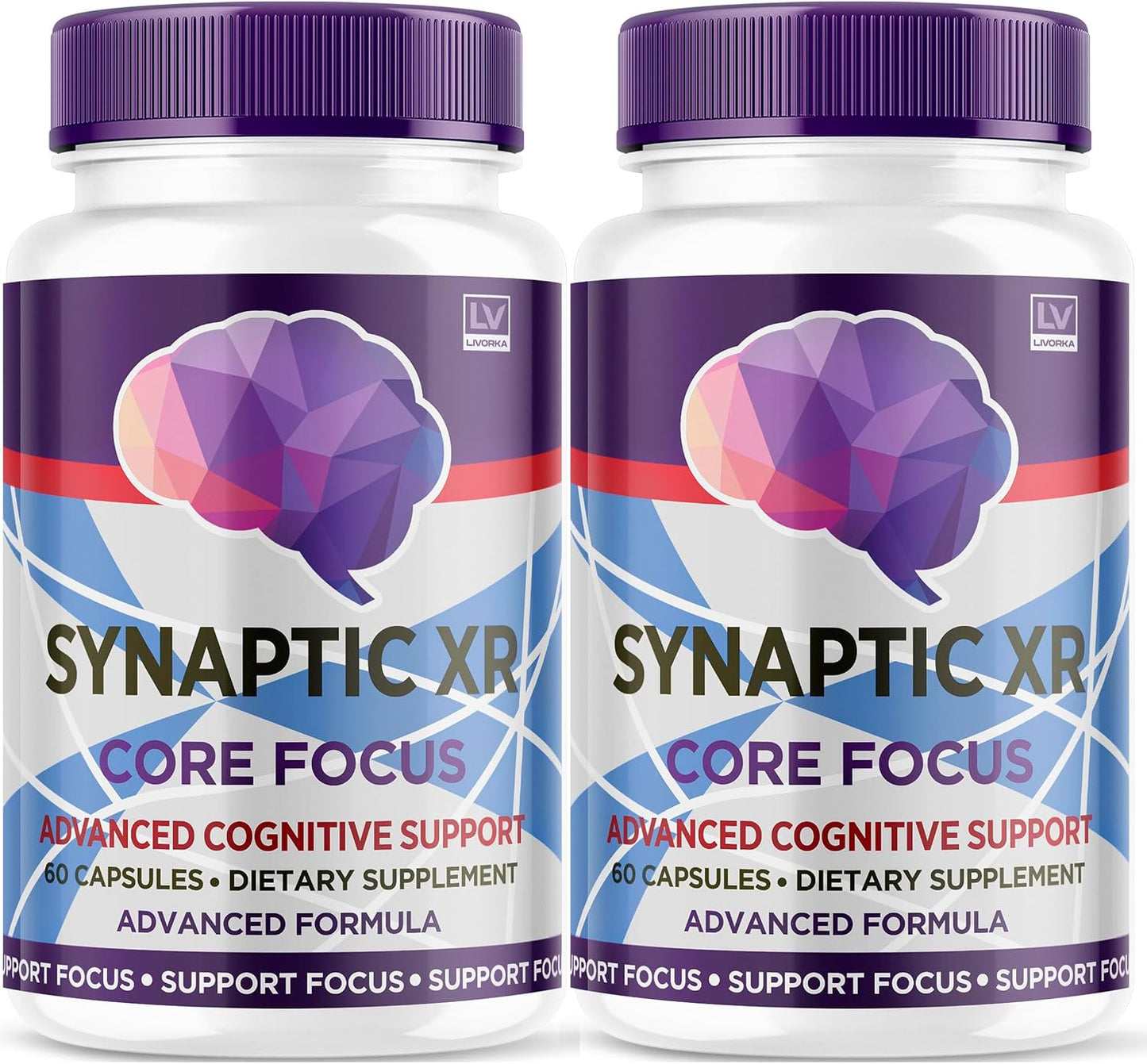 Synaptic XR Capsules (2 Pack) – Brain Focus Supplement by LIVORKA - görsel 1