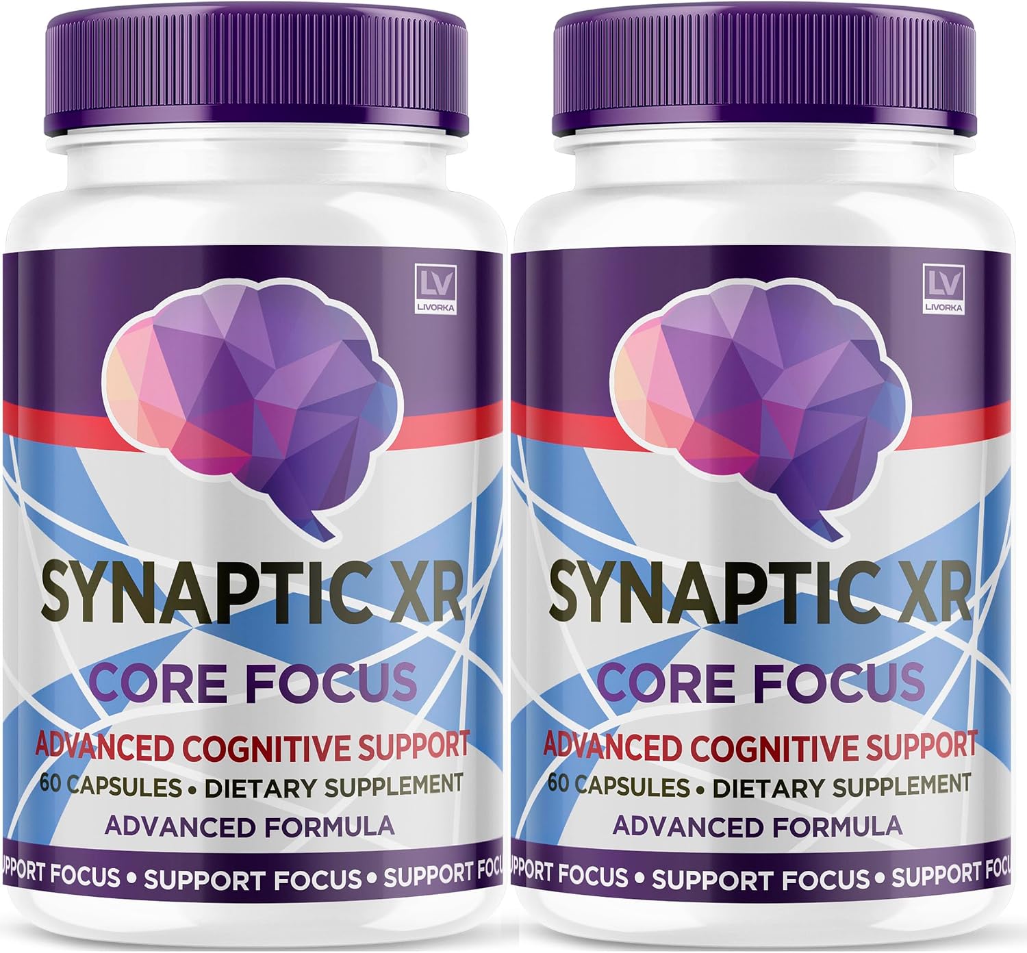 Synaptic XR Capsules (2 Pack) – Brain Focus Supplement by LIVORKA - görsel 1