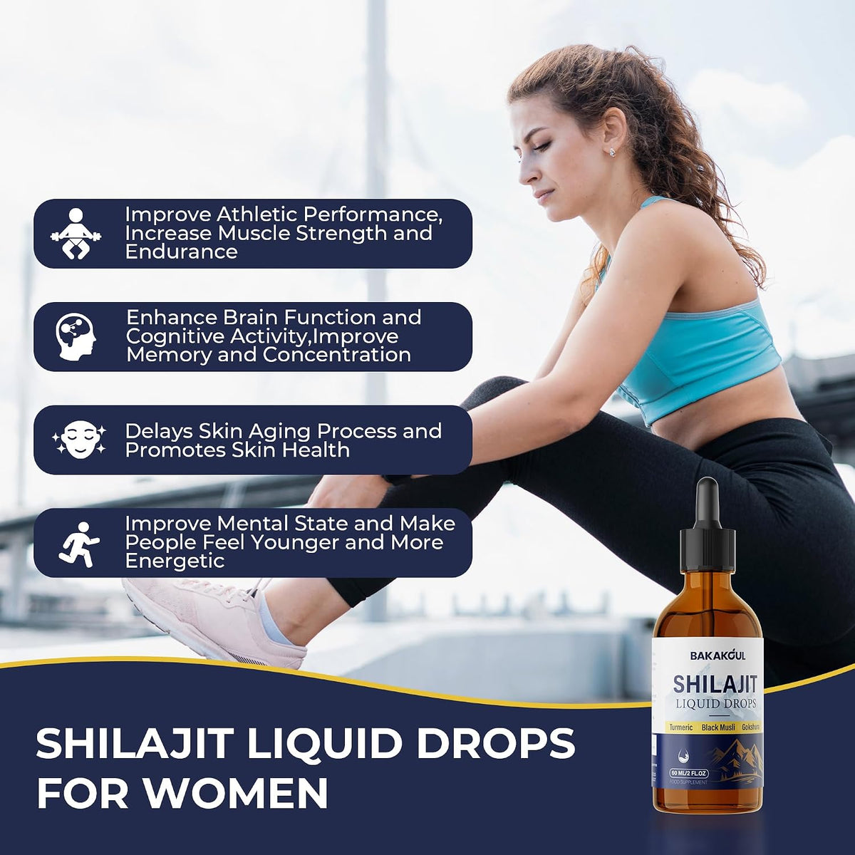 BAKAKOUL Shilajit Liquid Drops – Pure Himalayan with Ashwagandha, Turmeric, Black Musli, No Sugar, 2 Pack – Image 5