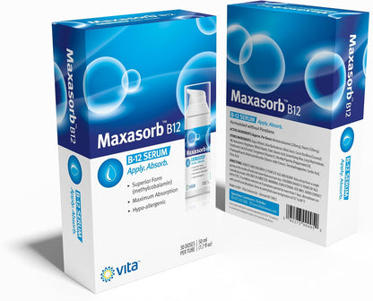 Vita Sciences Maxasorb Vitamin B12 Cream – Methylcobalamin 1000mcg Topical