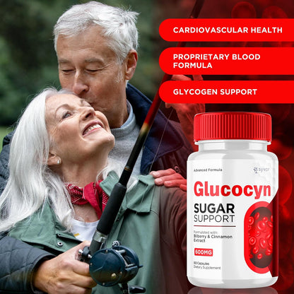 Glucocyn Capsules (2 Pack) - Official Glycogen Supplement with All Natural Ingredients - Max Strength Premium Vitamins for Women and Men (120 Capsules)