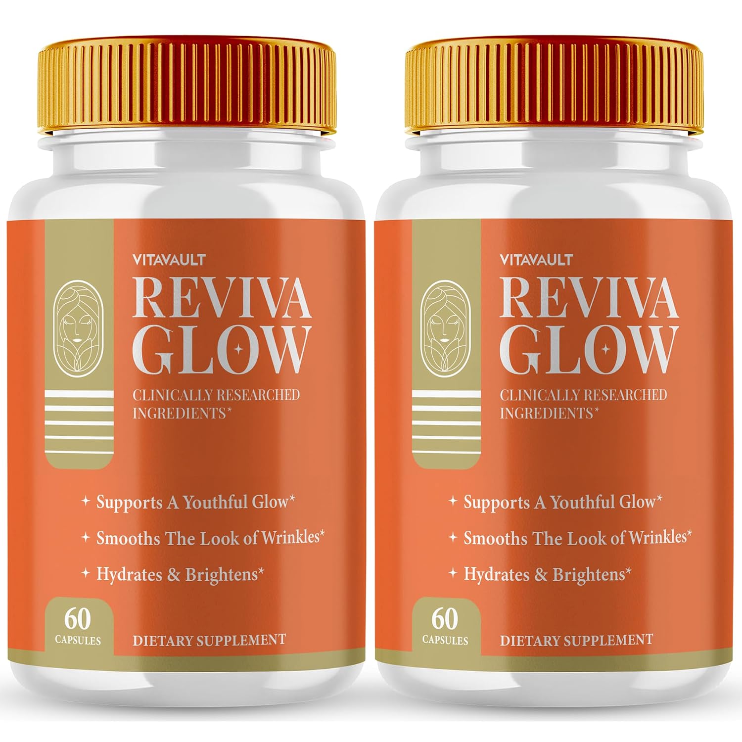 Reviva Glow Capsules – Maximum Strength Skin Support Supplement (2-Pack) - görsel 1