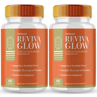 Reviva Glow Capsules – Maximum Strength Skin Support Supplement (2-Pack)