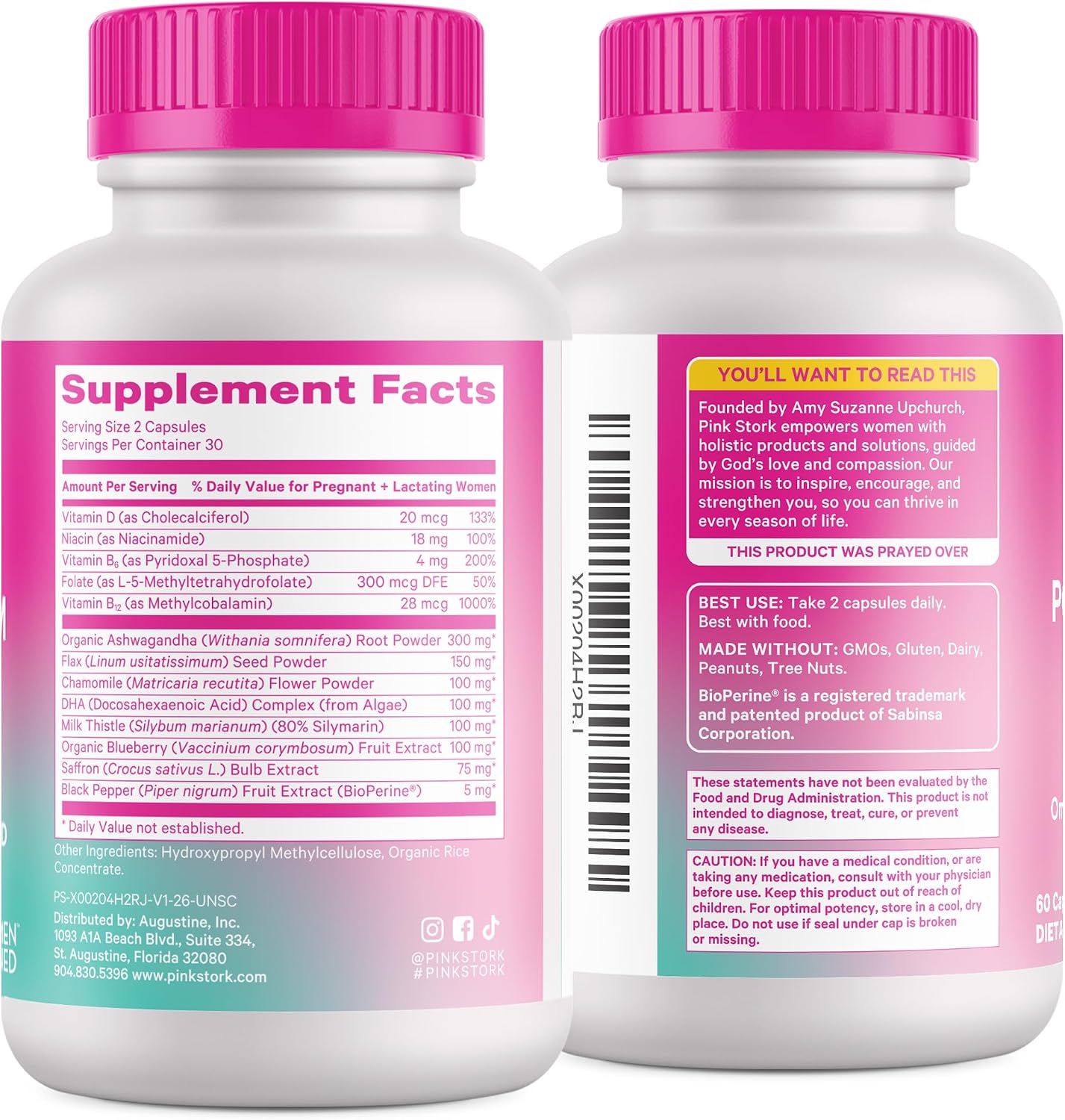 Pink Stork Postnatal Mood Support – 30-Day Supply - görsel 9