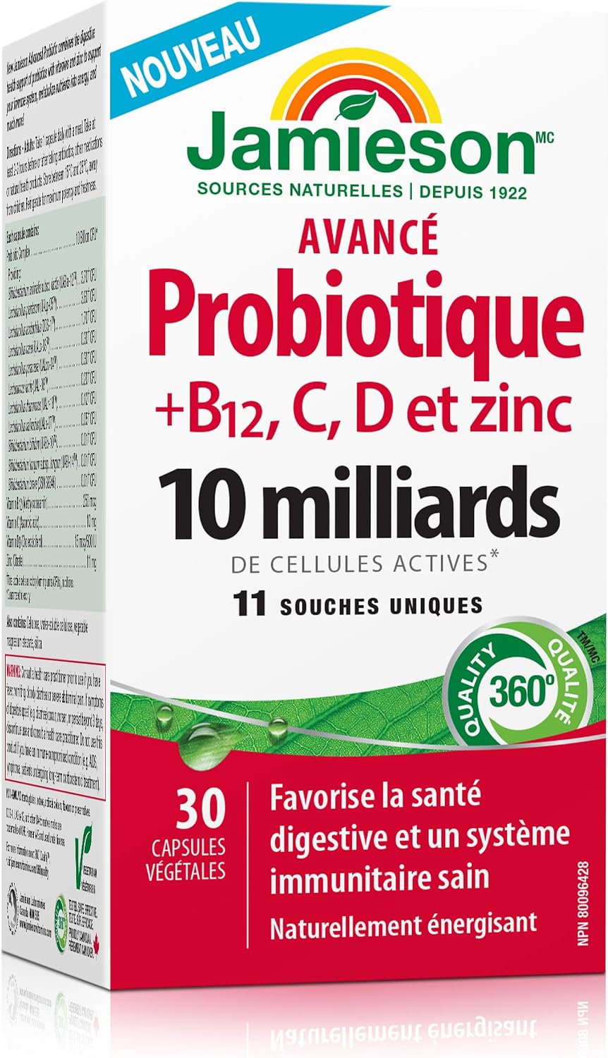 Advanced Probiotic + Vitamins B12, C, D, & Zinc - görsel 2